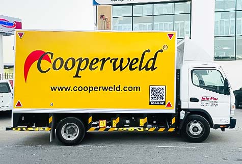 Sticker Truck Wrapping CooperWeld